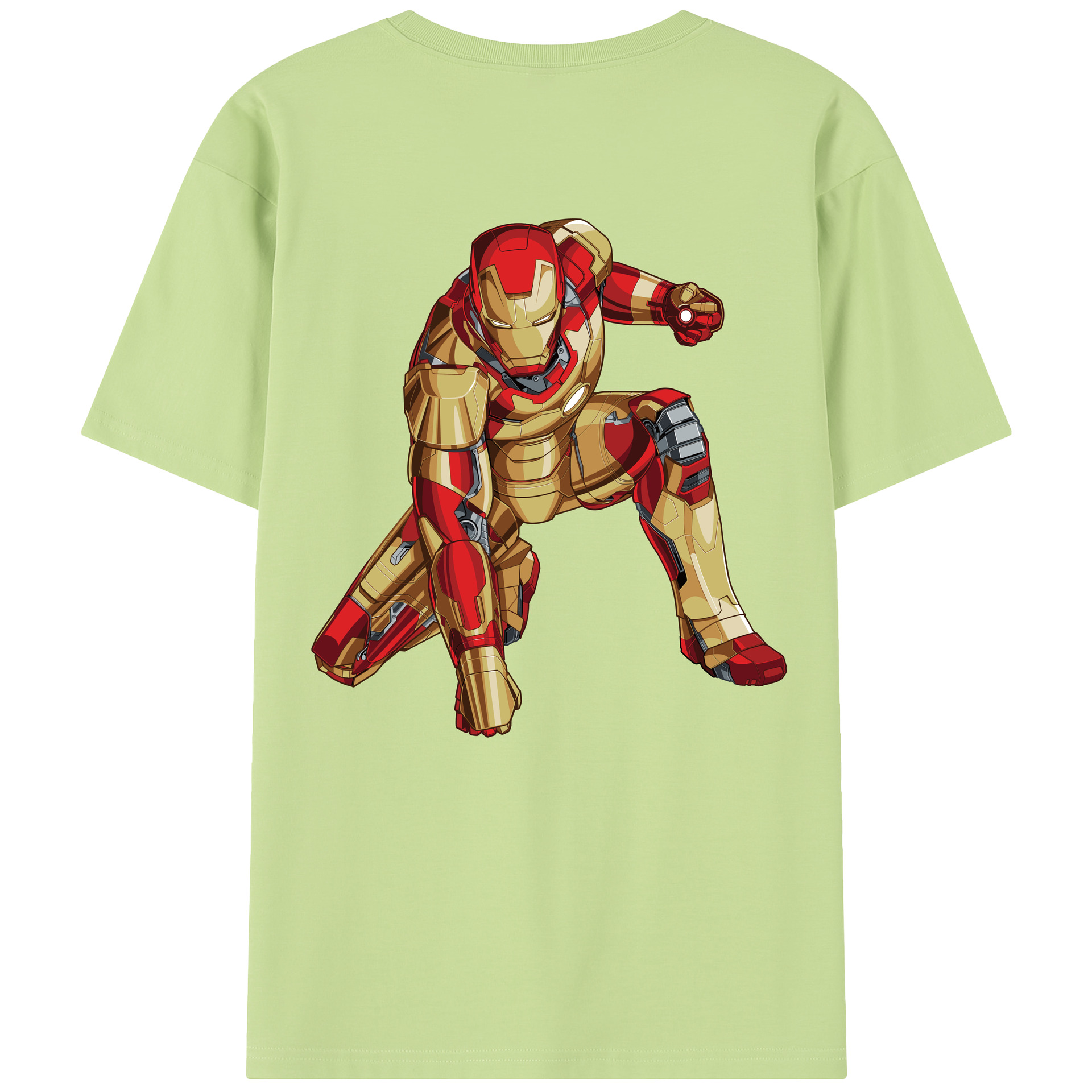 （画像用） アベンジャーズ The Avengers 綿100％半袖Tシャツ（背面プリント）